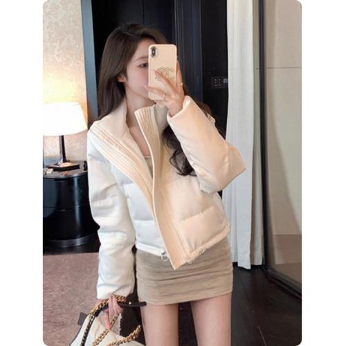 Rouje Moscoloni韩版白鸭绒羽绒服